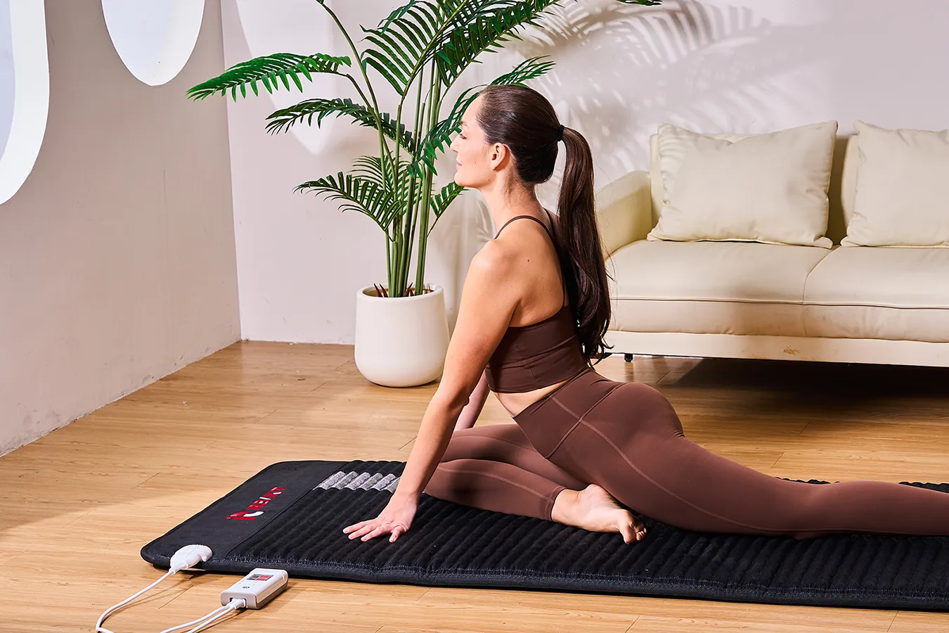deepen yoga poses with infrared biomat