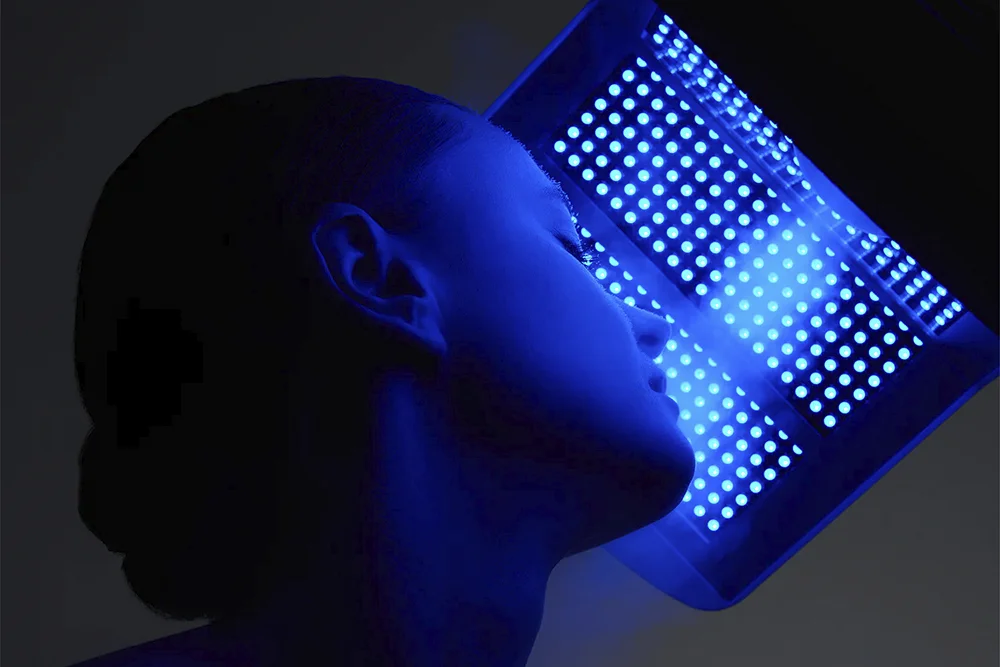 Blue LED Light Therapy Benefits