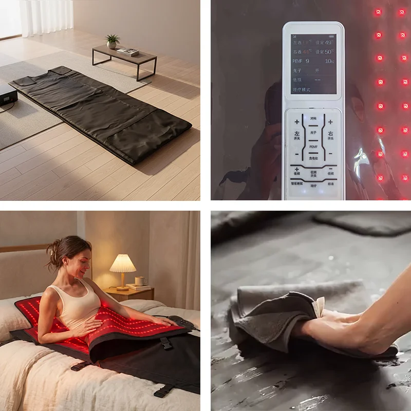 easy to use infrared pemf sauna wrapping mat