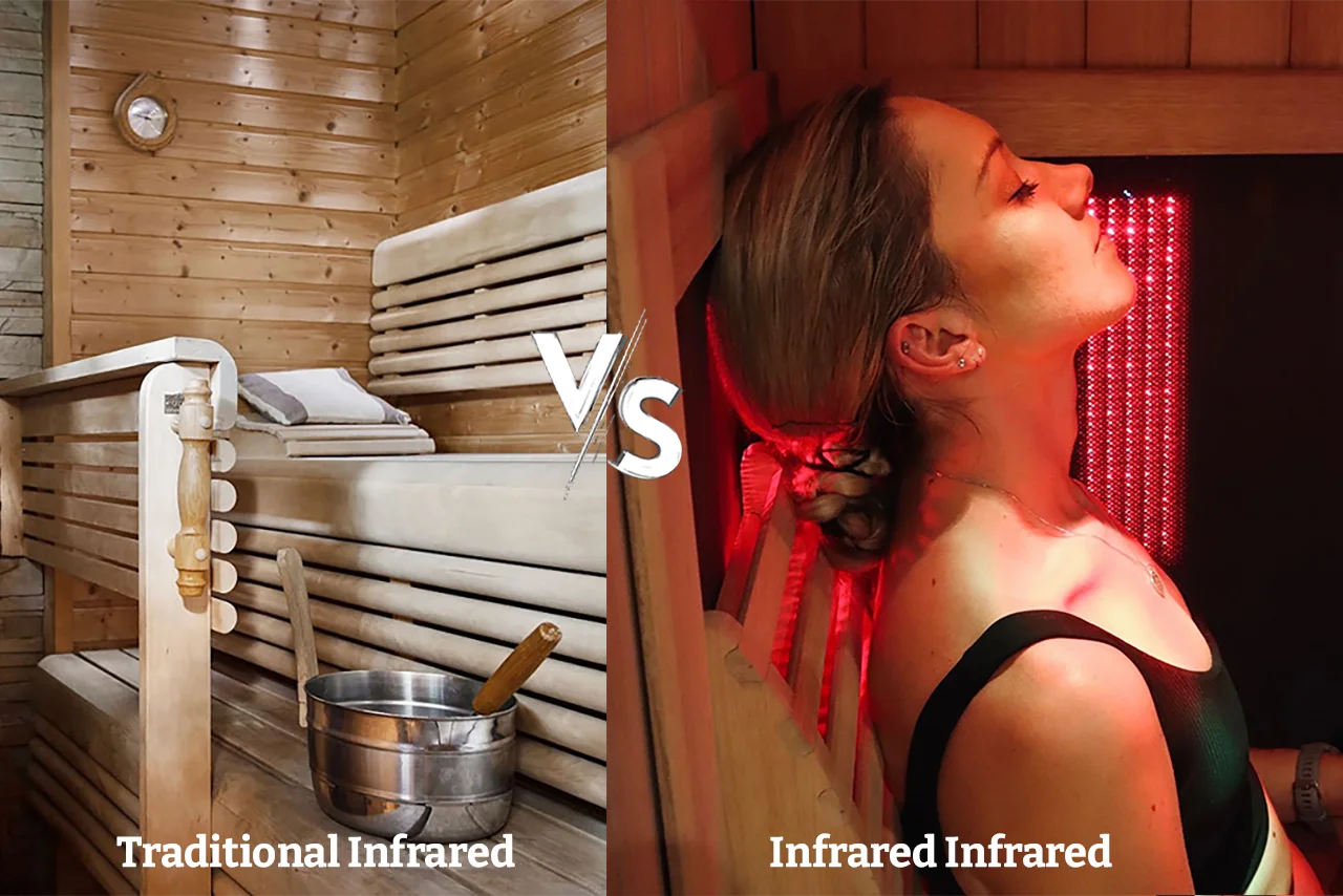 Infrared vs traditional sauna